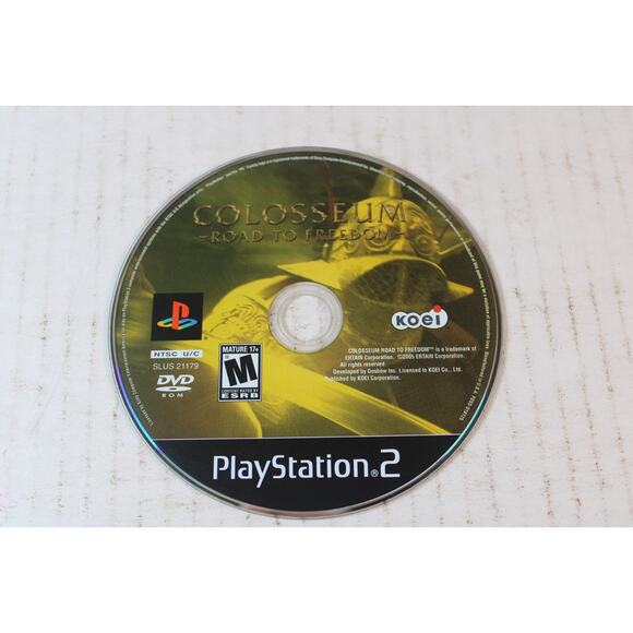 Colosseum: Road to Freedom (Sony PlayStation 2, 2005, PS2) Authentic, disc only - Picture 1 of 6